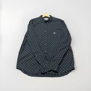 Denim & Supply Ralph Lauren Button Down Shirt L/S Navy Star Dot Mens Sz XXL